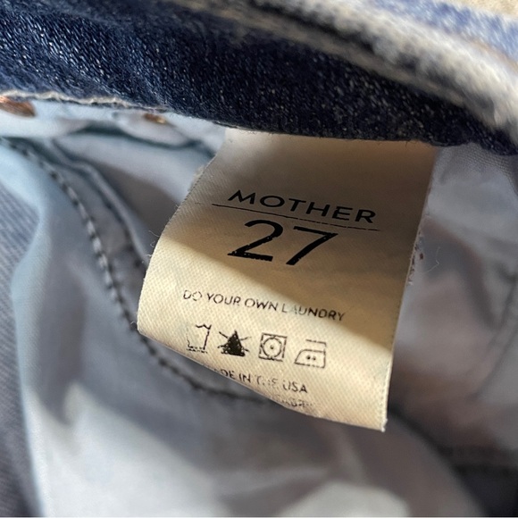 Mother Jeans Women’s Size 27 Medium Wash Blue The Wilder Medium Kitty Flare Leg - Picture 12 of 15